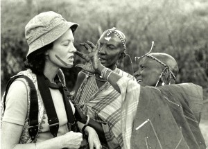 With the Masai in 1976